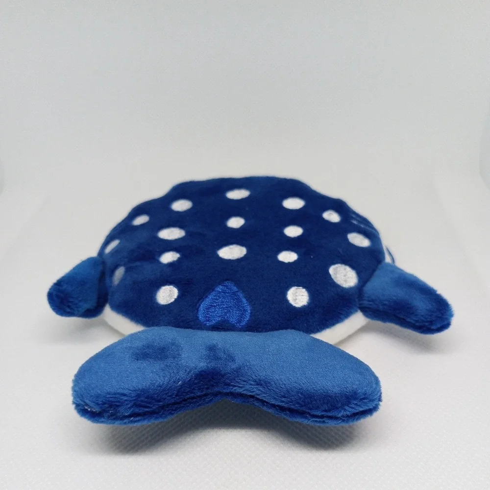 Dark Blue Whale Shark Coin Wallet Plush Coin Bag  Key Earphone Pouch